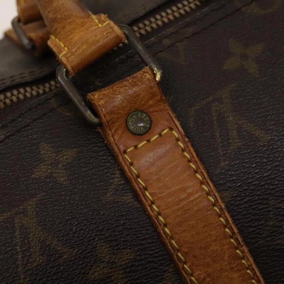 LOUIS VUITTON Monogram Keepall Bandouliere 50 Boston Bag M41416 LV Auth 132553 - Picture 10 of 16